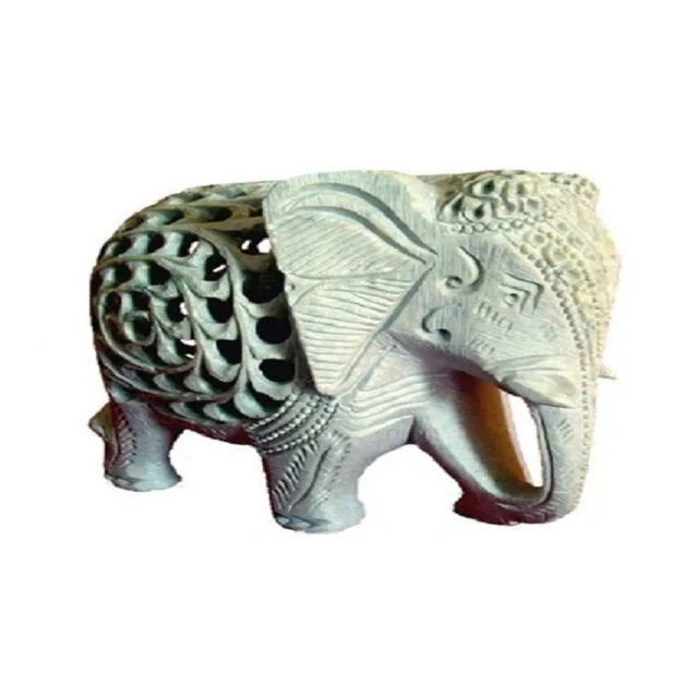 Шедевр большого слона ручной работы, Высококачественная классическая скульптура из смолы и полирезины, вырезанная для столешницы