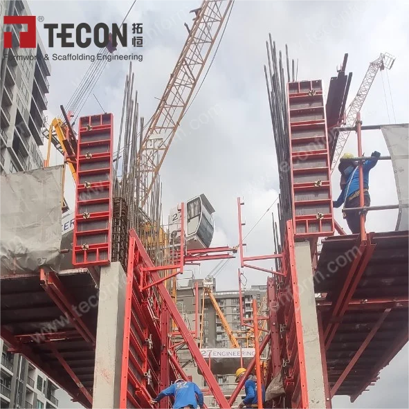 TECON Concrete Shuttering Steel Frame Formwork System with Plywood