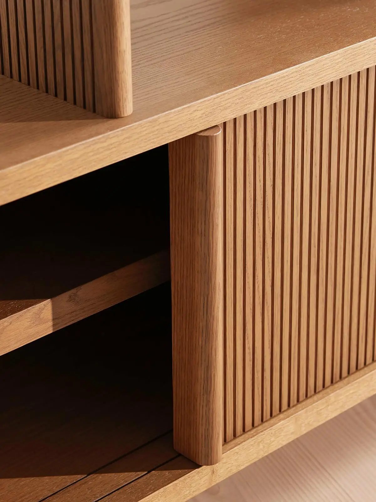 Shelving Unit Premium Solid Wood Storage for Living Room and Bedroom Home Furniture