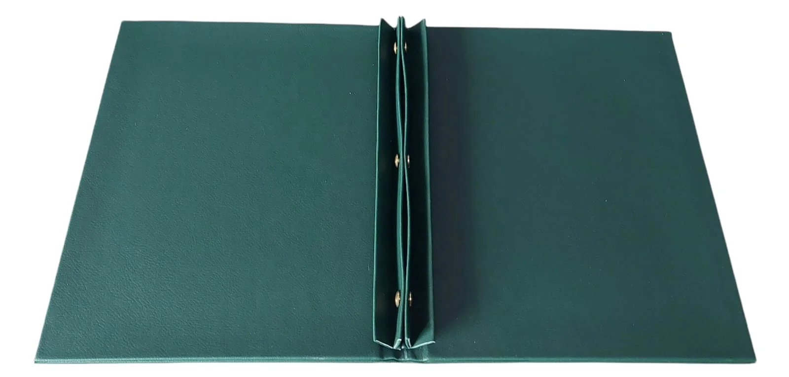 Factory sale Beige color leatherette menu folder with gold logo inside 3 screws fitment inserts restaurants table folder