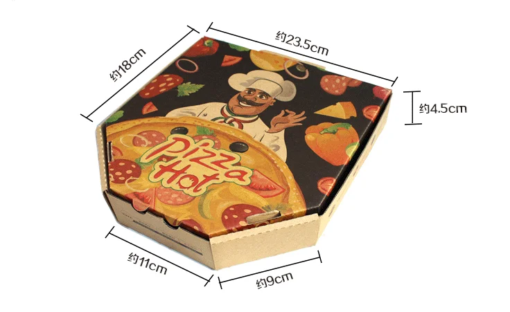 cheap black round pizza box 33*33 corrugated kraft 18 inch pizza boxes with logo