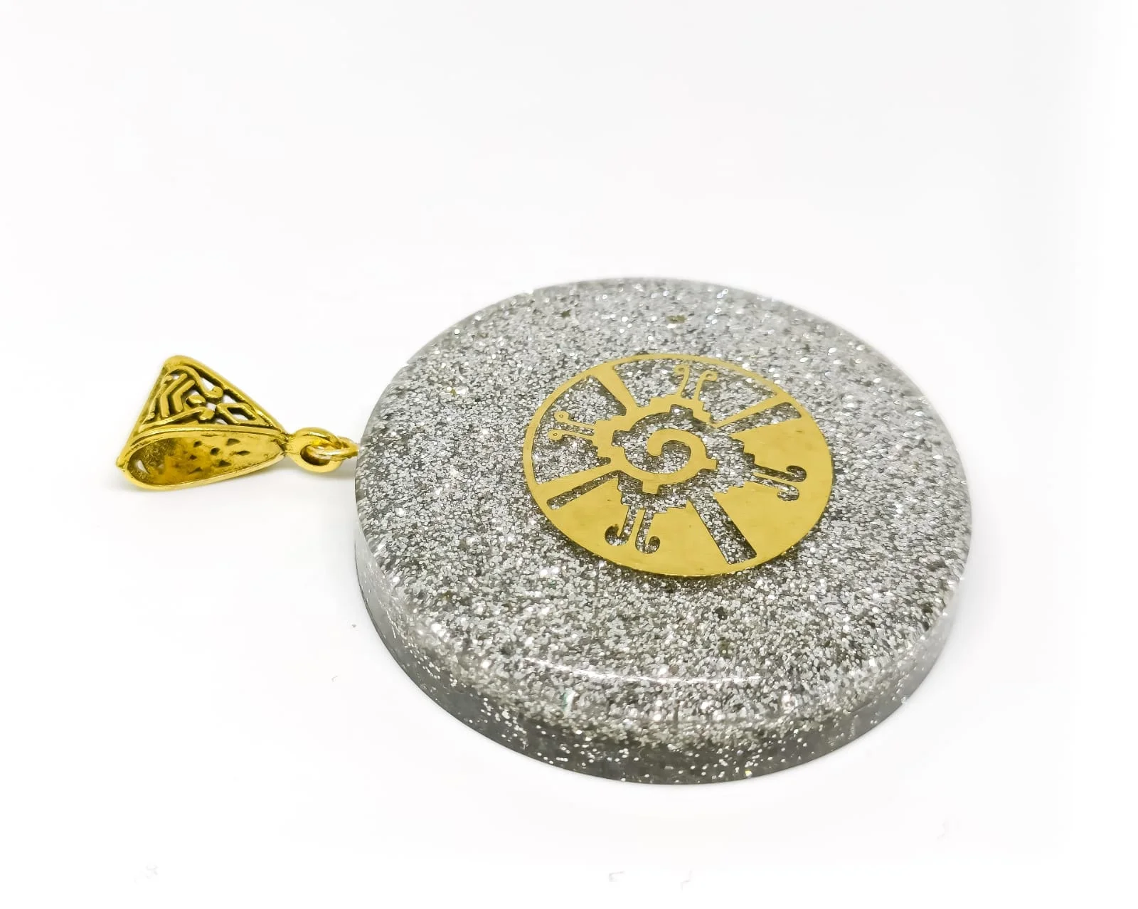 NEW Design Premium Quality Natural Maya Hunab Ku Symbol Orgone Pendant For Healing & Meditation Use From India