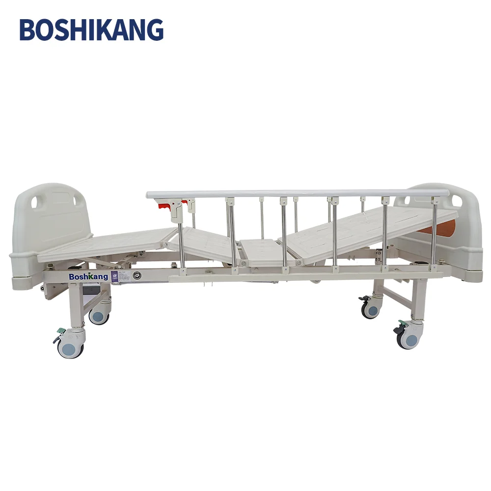 cheap price medical manual hospital beds for sale with Independent brake caster