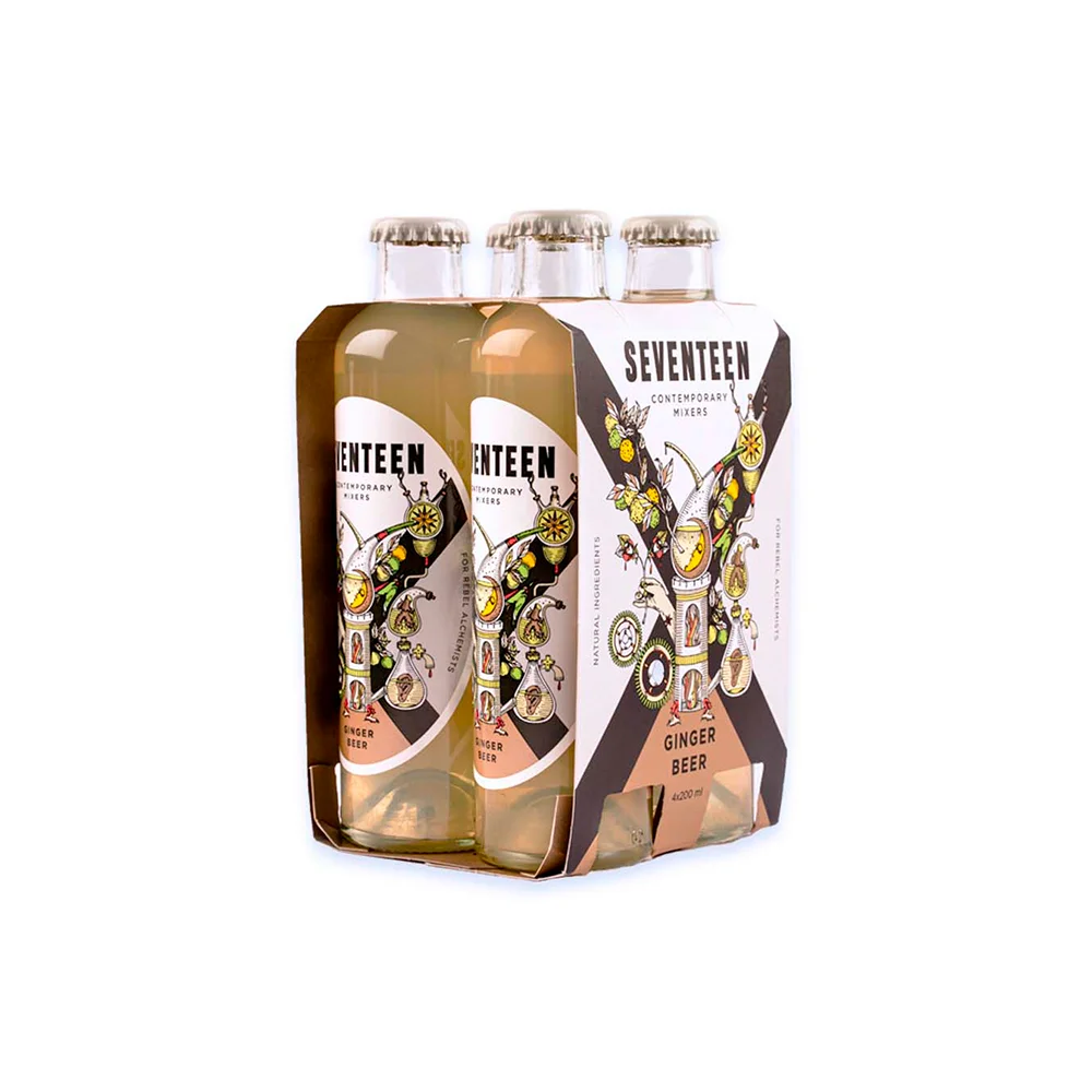 SEVENTEEN GINGER BEER BOT 4PK 24X20CL