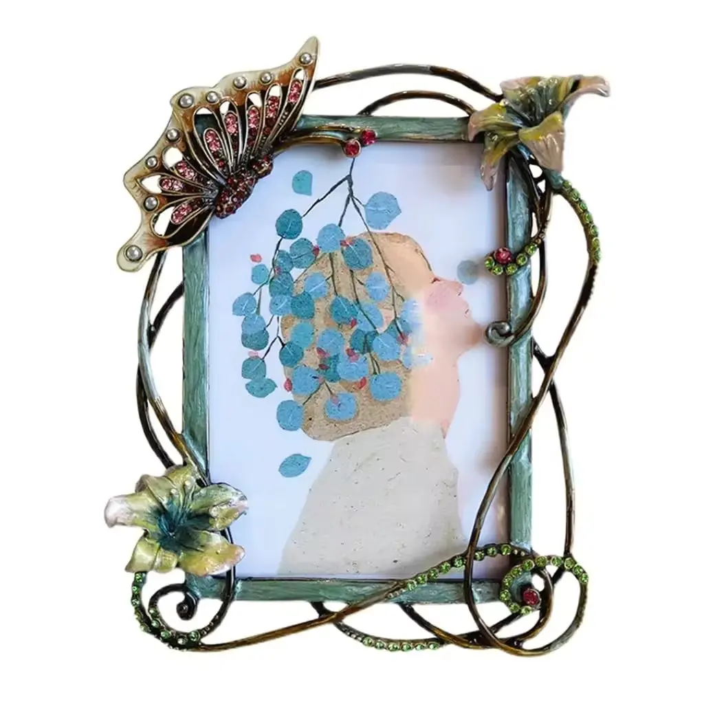 Industrial Quality Metal Photo Frame/Picture Frame Multi Color Border Artwork Frame For Home Desktop Decoration