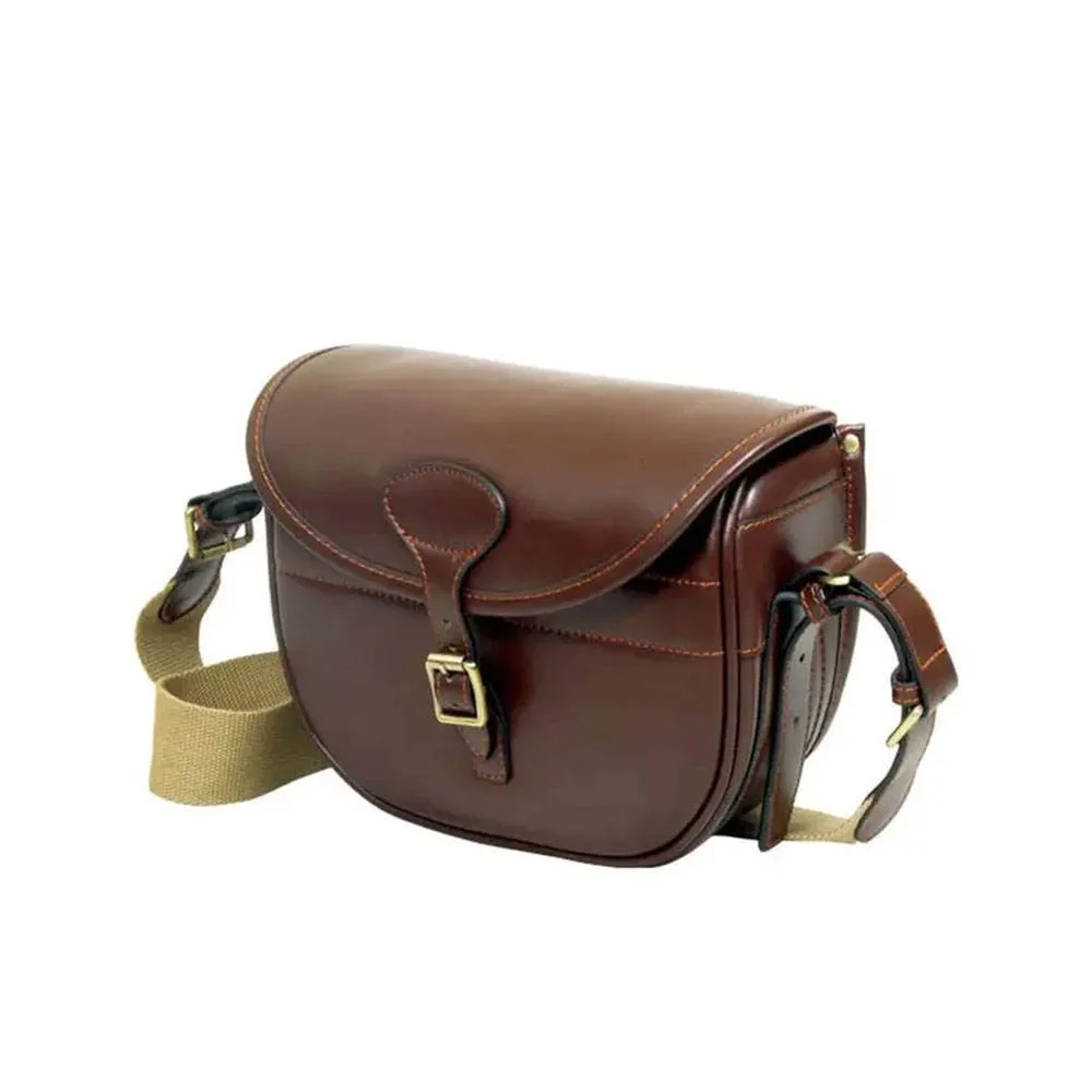 14 Round Foldable Ammo Carrier Belt Bag Holder Hunting Cartridge Carrier Padded Holder Cartridge Bag Leather