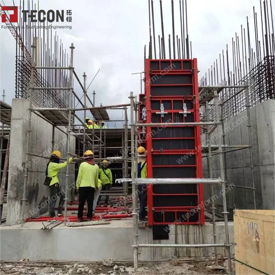 TECON Concrete Shuttering Steel Frame Formwork System with Plywood