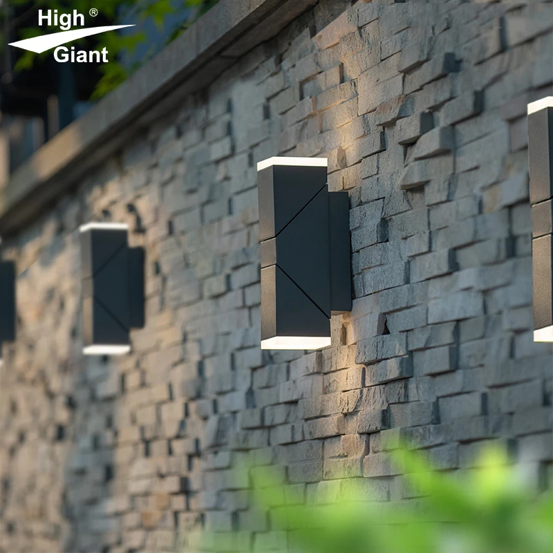 Hot Sale Garden Exterior Lighting Up and Down Waterproof Ip54 Wall Lamp Outside Landscape Lighting LED Outdoor Wall Light