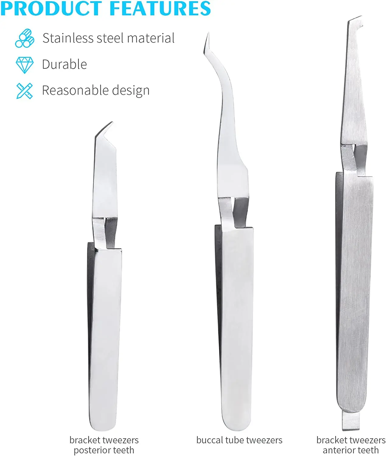 Стоматологические плоскогубцы изогнутые проволочные скобы ортодонтические закрепляющие задние
