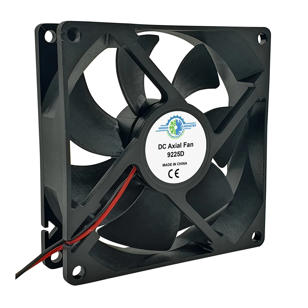 92x92x25mm Quiet Sunning Sleeve Bearing 12V 24V DC CPU Cooling  Axial Radiator Fan Motor