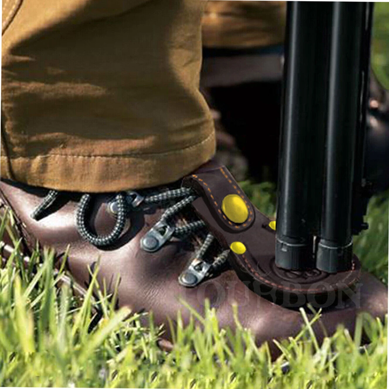 New Arrival Latest Custom Logo Brown Genuine Leather Toe Protector Pad Barrel Rest Hunting Wholesale Pad