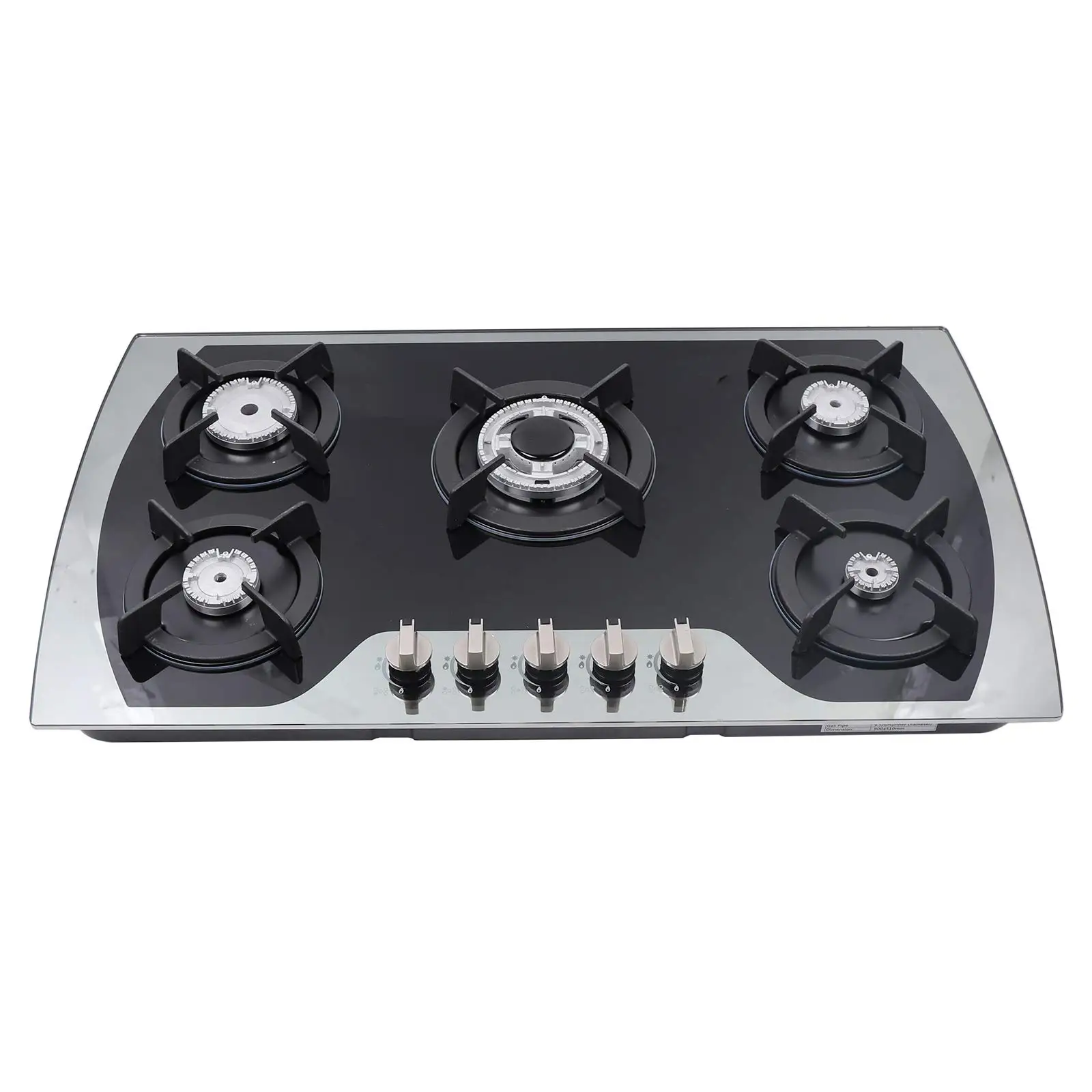 Gas hob manufacturers 5 burner gas stove LPG/NG kitchen cooker stainless steel 5 burner Household Gas Cooker