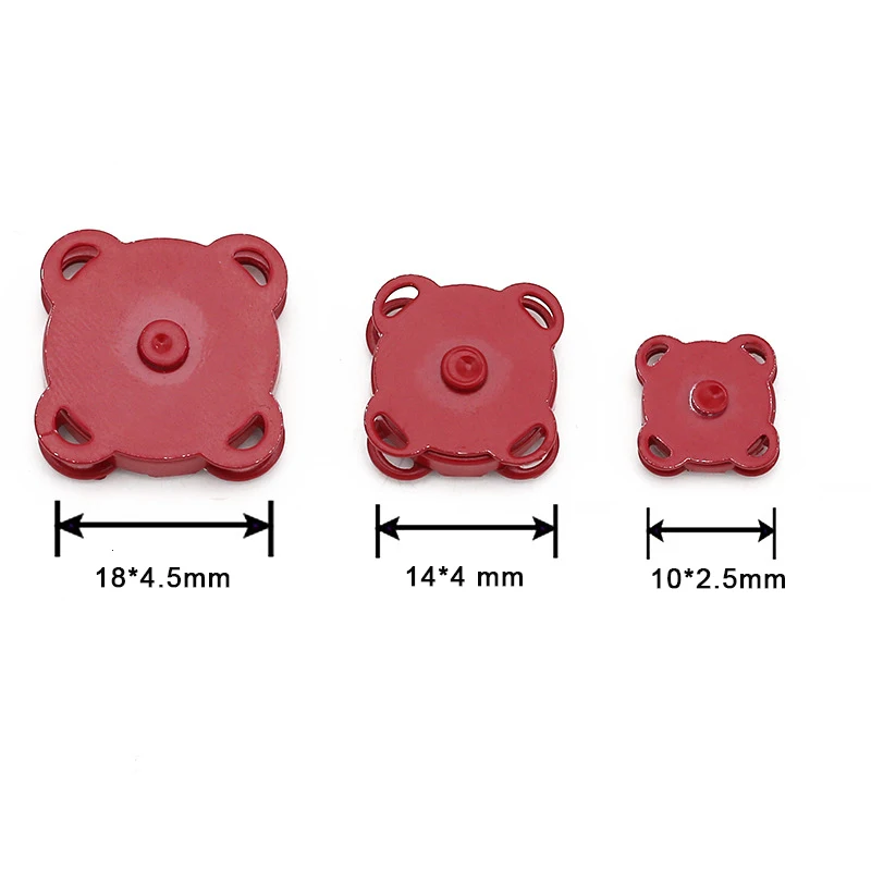 18mm /10mm/14mm  Plum magnetic button Metal brass hand stitched magnetic  female button Textile accessories Clothing accessories