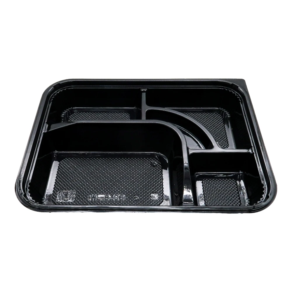 Compartment Plastic Food Packaging Container Catering Disposable Carry Out Fruit Salad Lunch Bento Boxes for Kitchen Storage