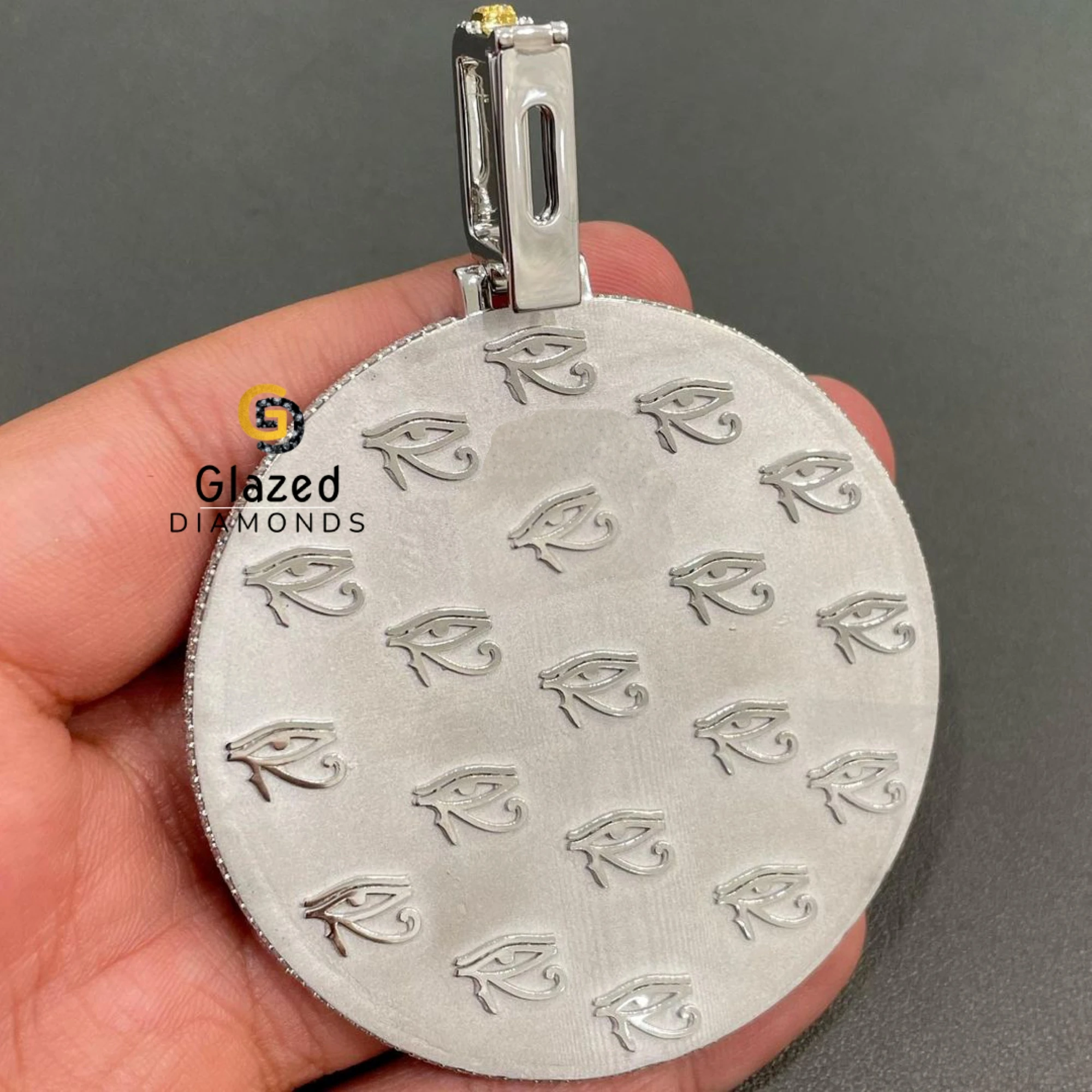 Iced Out Hip Hop Pendant Collection Crafted In 10kt White Gold With Moissanite Diamonds Wholesale Hot Selling Jewelry Collection