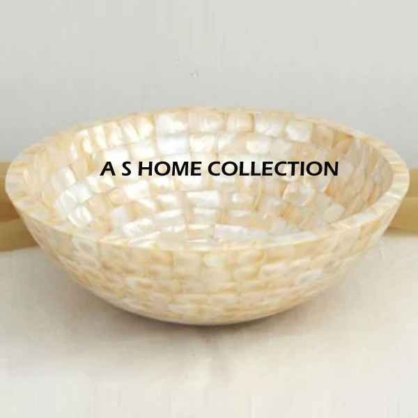 Factory Price Hot Sale Mother Pearl Counter top Sink Washbasin Indoor High Quality Bathroom Accessories Home Hotel Decorations