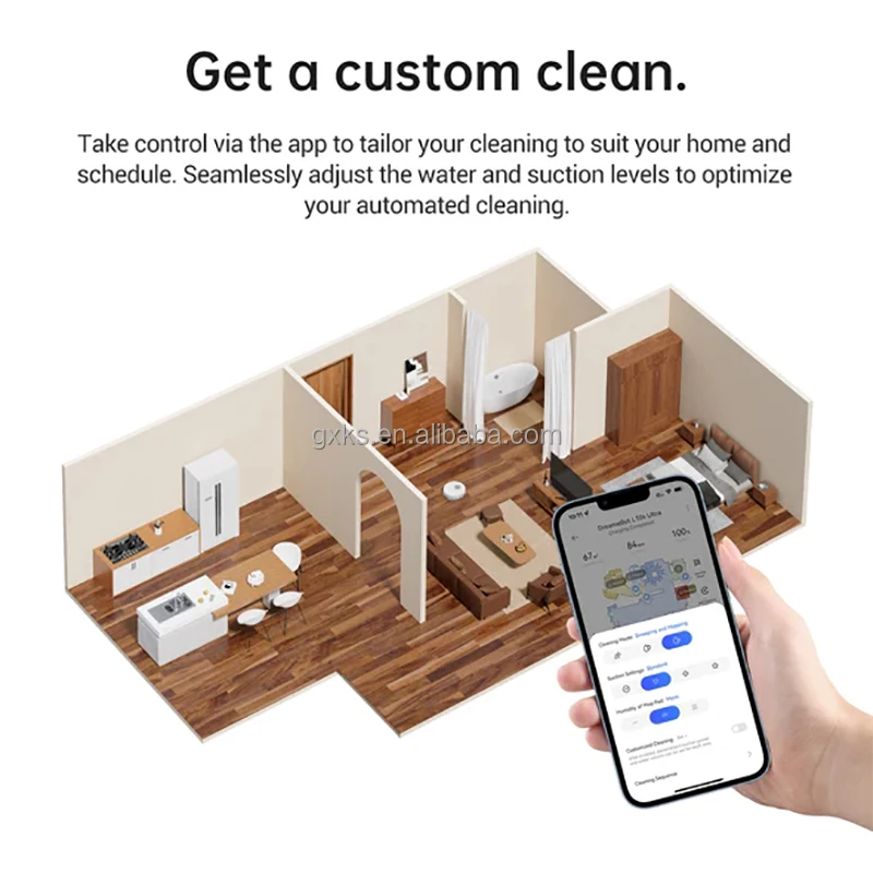 Робот-пылесос DreameBot L10s с автоматической зарядкой, бытовая техника для сухой и влажной уборки