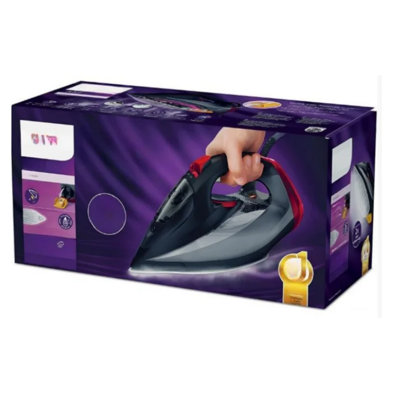 BEST SELLER Steam Iron with 250g Steam Boost, 2600W and SteamGlide Soleplate - Black