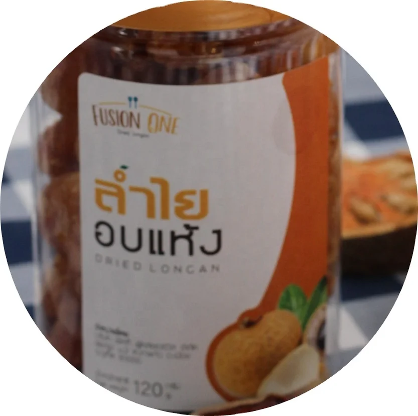 Premium Quality Thai Product Dried Fruit Dried Longan 120g in Gift Food Packaging Big Size Firm Chewy Texture Biofertilizer Fed