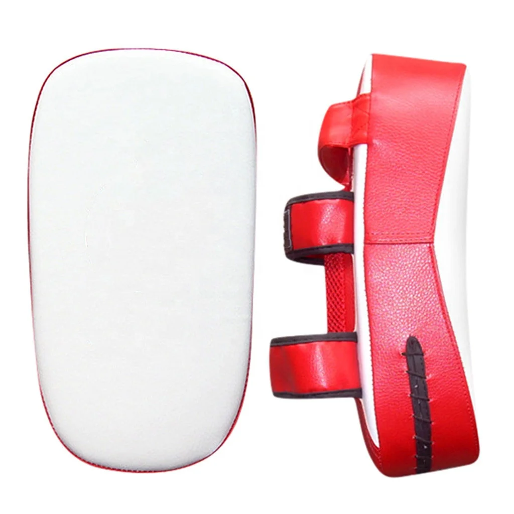 Kick Pad Boxing Karate Pad Genuine Leather Muay Thai MMA Taekwondo Martial Art Kick Thai Pads