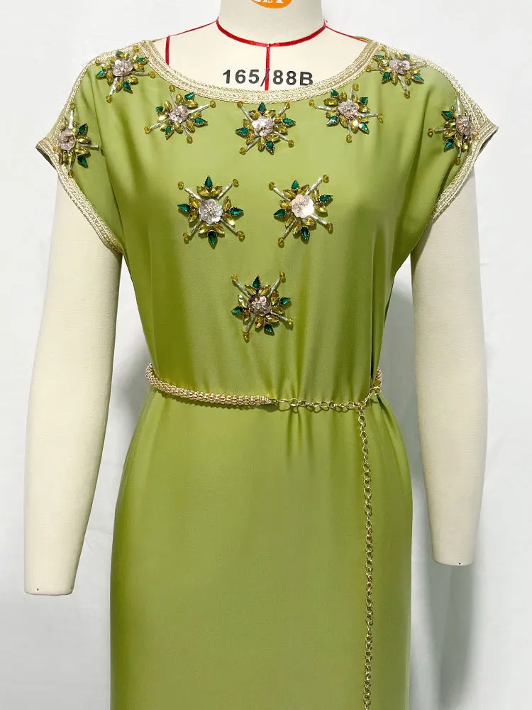 2022 New arrival kaftan dress summer kaftan dresses women silk kaftan dresses women