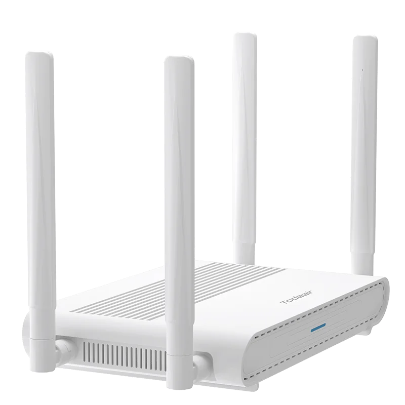 TODAAIR 1800Mbps Wi-Fi6 Smart Mesh Router Dual Band Gigabit Router Wireless High Speed Router IEEE802.11AX