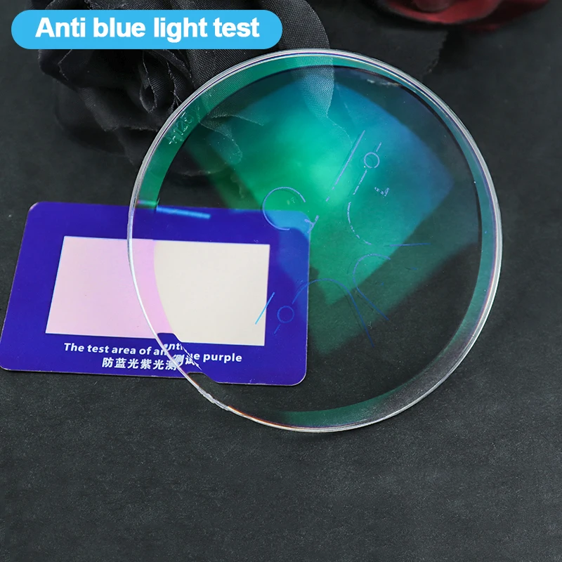 Wholesale Eyeglass Lenses 1.61 Uv420 Hmc Ar Coating Blue Blocking Lenses Blue Cut  lentes multifocales Optical Lens