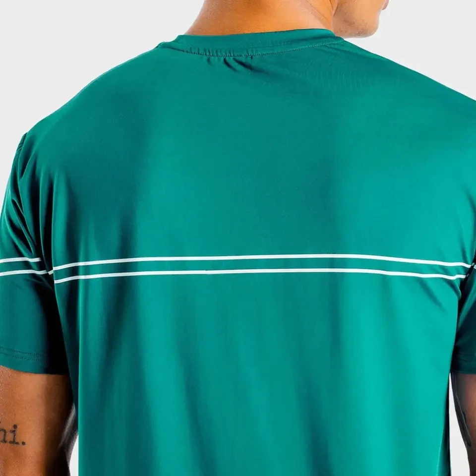 New Brand Clothing Fitness Running Plus Size Men O-Neck T-Shirt / Factory Made Summer Wear Breathable Men in wholesale