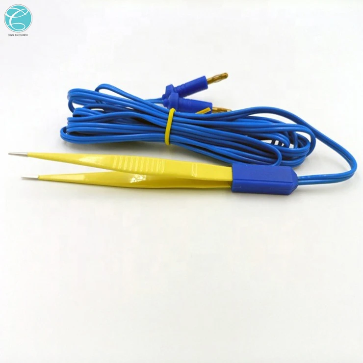 Electrosurgical Bipolar Forceps With Cable Electro coagulation Bipolar Forceps