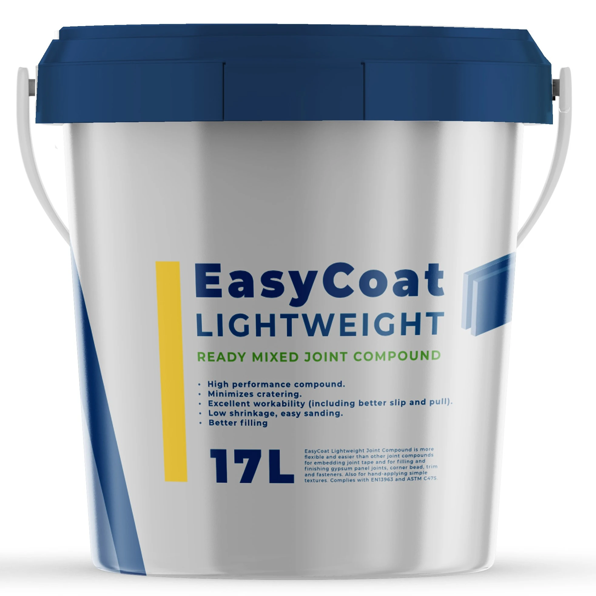 Lightweight Ready Mixed Joint Compound EasyCoat All Purpose Finishing Joint Compound 17L 5KG