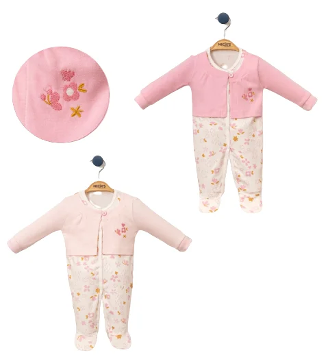 Горячая распродажа! Комплект детской одежды с цветочной вышивкой, детская одежда из спандекса и бамбукового волокна от бренда Necix