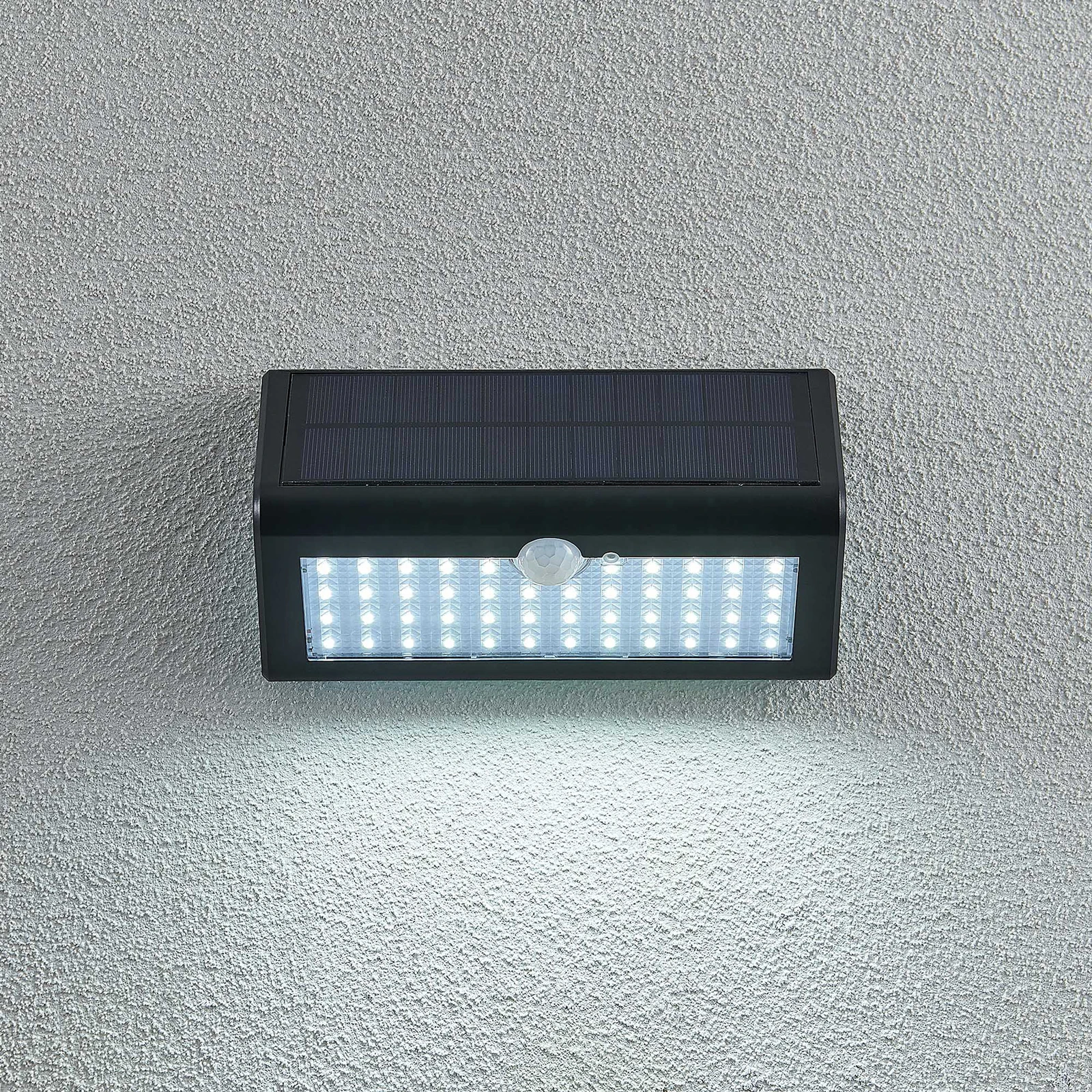 Outdoor Waterproof LED Solar Wall Light With Motion Sensor IP65 Rating ABS & PC Material for Garden Yard & Street Use