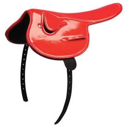 Седло гоночное из лакированной кожи 350 г
