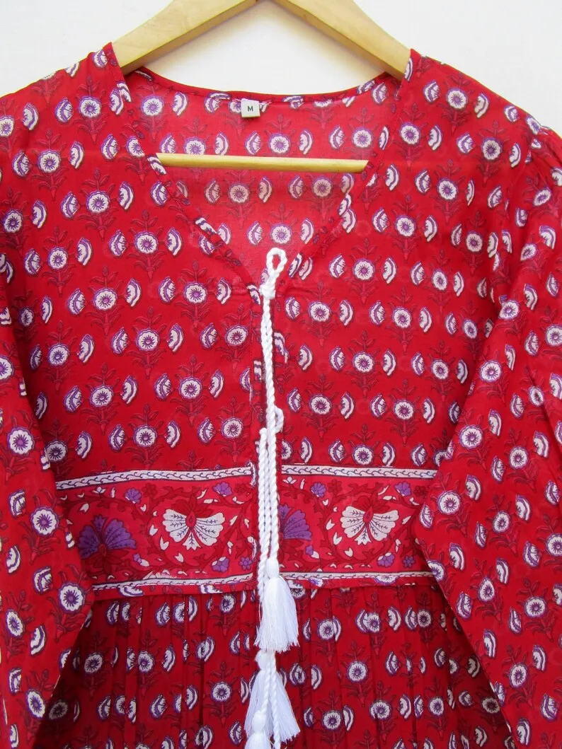 Top Selling Designer Washable Kaftan for Women High on Demand Maxi Length Dress Available at Wholesale Price Indian Exporter