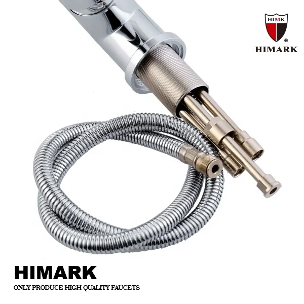 HIMARK deck mounted hot and cold spring pre rinse commercial sink faucet