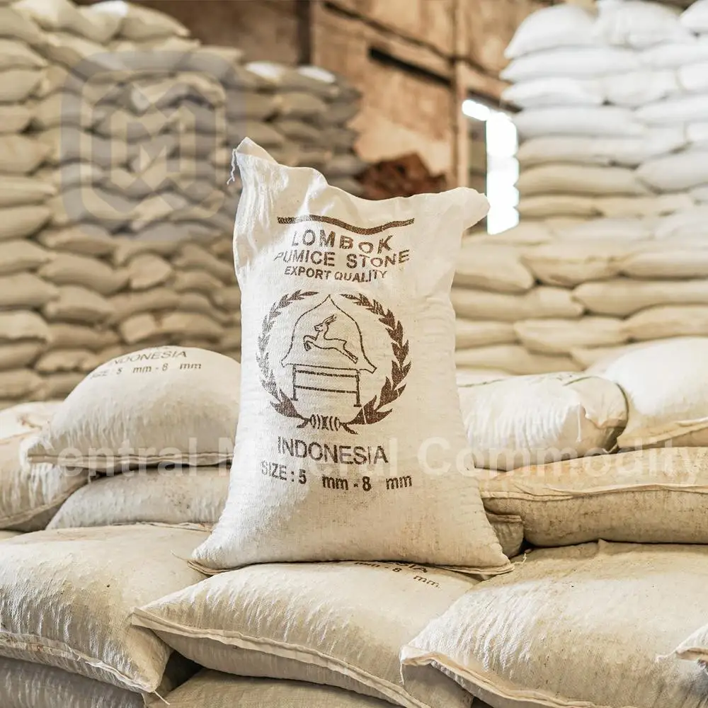 NATURAL PUMICE STONE Size 5-8mm FOR PLANT GROWING MEDIA INDONESIAN POROUS LIGHT BROWN VOLCANIC ROCK GREENHOUSE AND HORTICULTURE