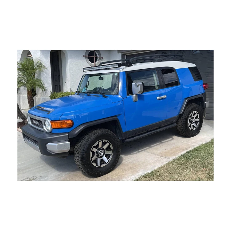 Используемый Toyota FJ Cruiser GXR внедорожник дизельный ручной свет коробки передач темный кожаный внутренний турбо FWD алюминиевый сплав Land GT