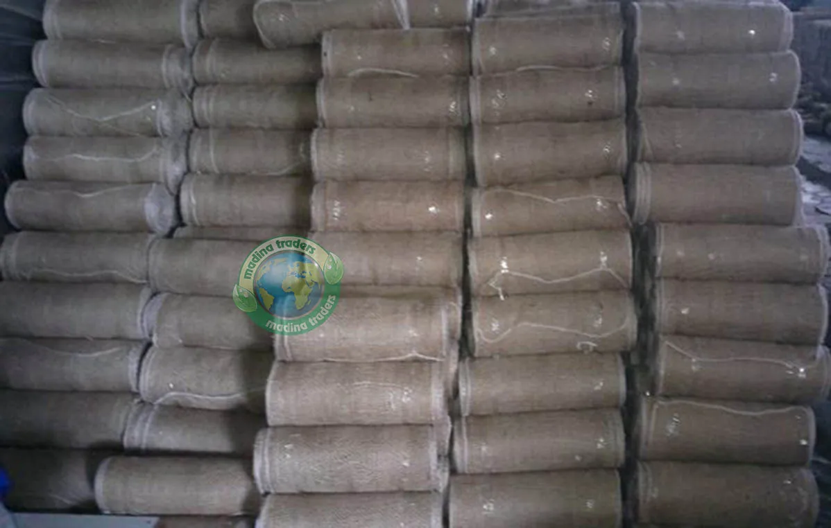 New Arrival Exportable Hessain Fabric Roll Form or Square Sheet Jute Burlap Bag Plain Gsm Technics Item DOC from Bangladesh