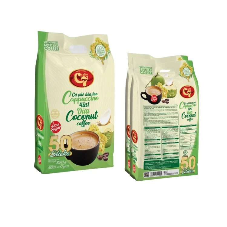 Instant Coffee Wholesale Making Coffee Beans Arabica Using With Hot Water Coconut Coffee Flavor From Vietnam Manufacturer