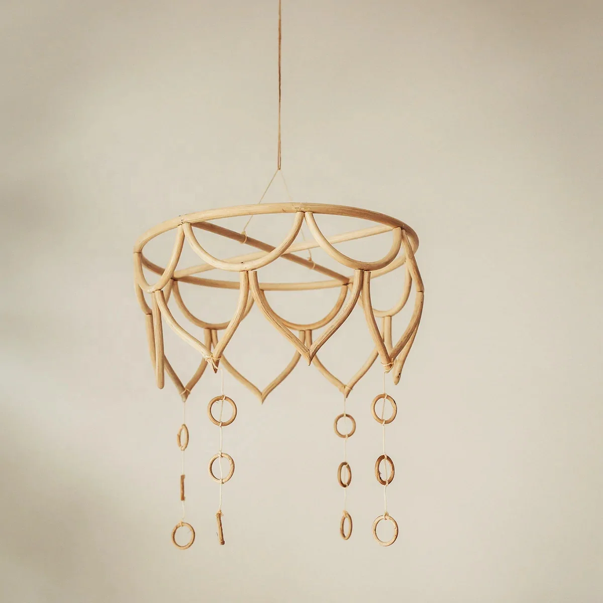 Конструкция в стиле бохо Детский Настенный декор подвесная детская кроватка Мобиль из войлока подвесной детский мобиль для новорожденных игрушки Вьетнама