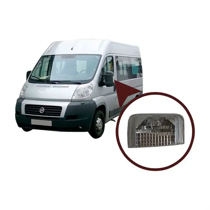 Mirror Signal White Left Side  for compatible with Fiat Peugeot Citroen MK3 OEM 7174825-6325.H0