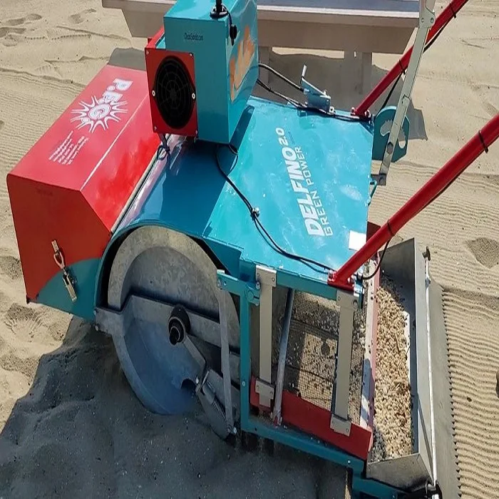 Competitive Price Beach Sand Cleaning Machine Sweeper Tractor New Used Beach Cleaner Machinery Motor Engine Beach Garbage
