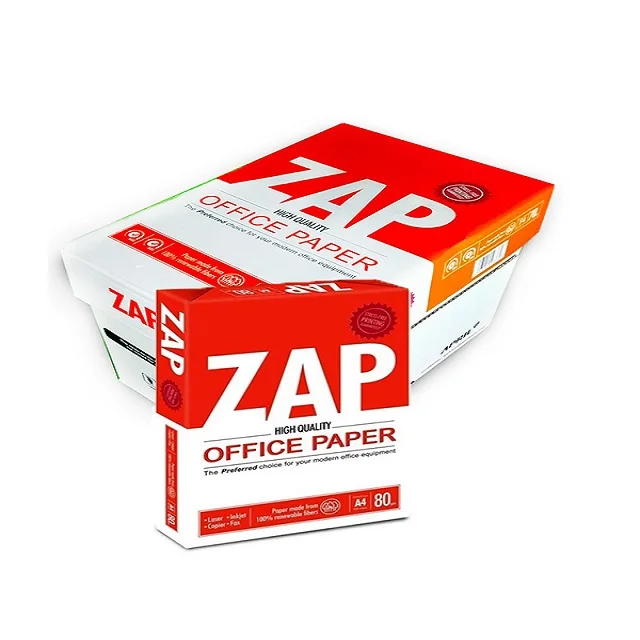 Excellent Zap Copier Paper/Paperline Gold A4 Copy Paper 80gsm/75gsm/70gsm for sale