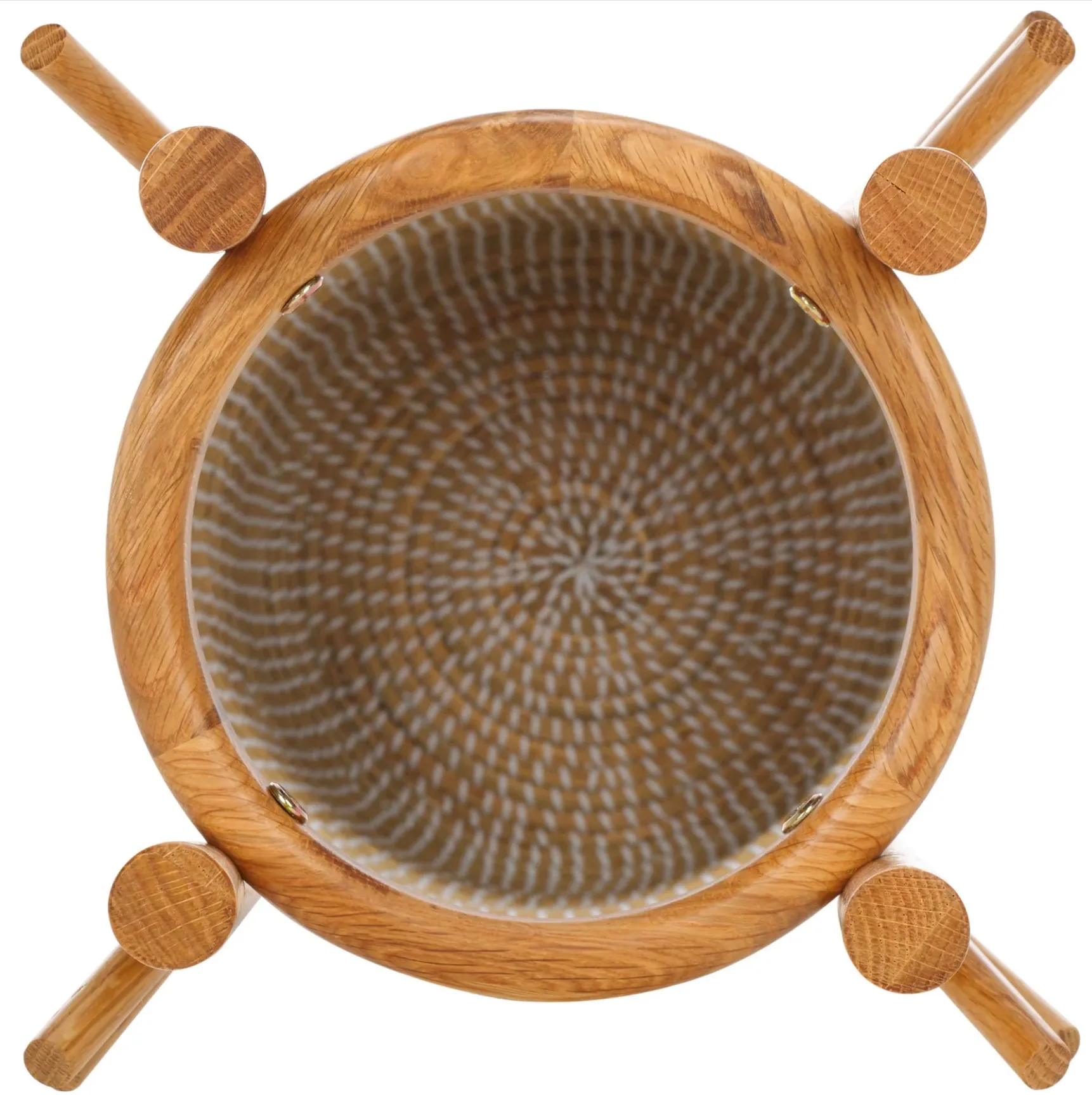 Minimal Traditional Design Wooden Coat Rack With Rattan Wicker Storage Basket For Home and Hotel Furniture