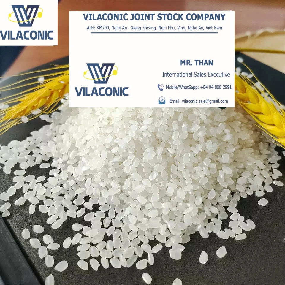 VILACONIC-производитель высококачественного белого риса с японским рисом 5% сломанный готовый к отправке и быстрое логистическое обслуживание