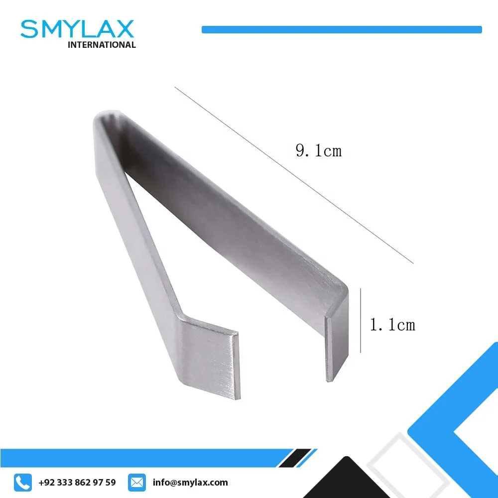 Stainless Steel Fish Bone Tweezer Food Clips Food Tongs Hair Removal Tool Angled Ham Tweezers Kitchen Plier Seafood Tool