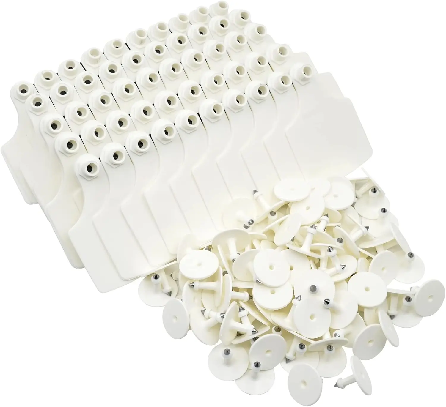 Veterinary Marker Cattle Tags TPU Plastic Reusable Livestock Ear Tag Cow Calf Blank Animal Identification Earring Label Ticket