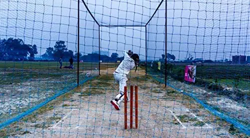 Best Quality Cricket / Baseball Batting Practice Net Cage Regular Training Netting for Outdoor Backyard Ground Sports