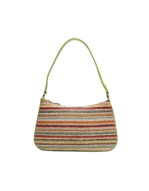 Women Shoulder Bag Suitable For Four Seasons Special Wicker Knitted Fabric Wholesale From Turkey Piece Premium Quality
