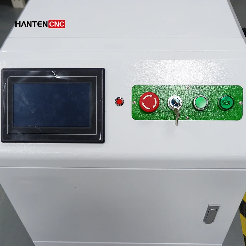 HANTENCNC independently develops pulse laser cleaning machine 300 watt water cooling system laser cleaning machine